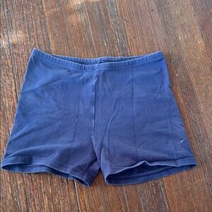 Primary Girls Navy Stretch Cotton Shorts